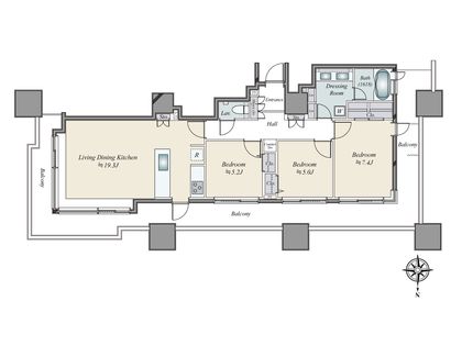 間取図(平面図)