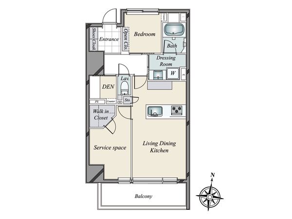 アトラス江戸川アパートメント 間取図(平面図)