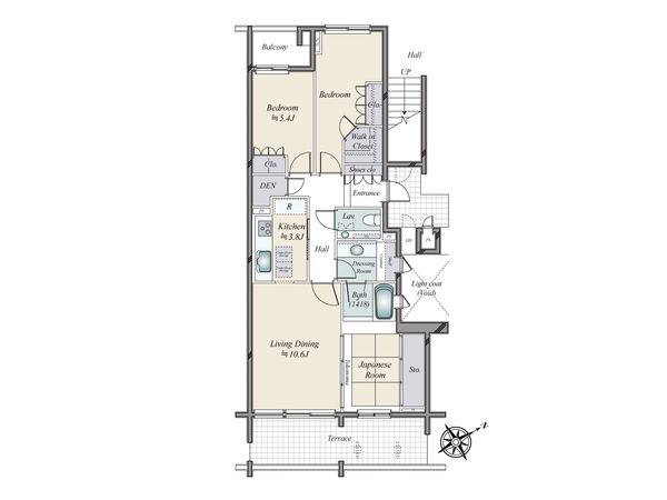 神楽坂トワイシアパークサイドレジデンス 間取図(平面図)