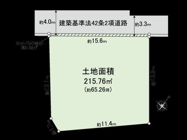 神宮前3丁目・古家付土地 区画図 区画図