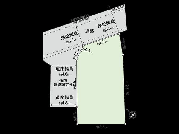南青山4丁目・土地 区画図 南青山4丁目・土地 区画図