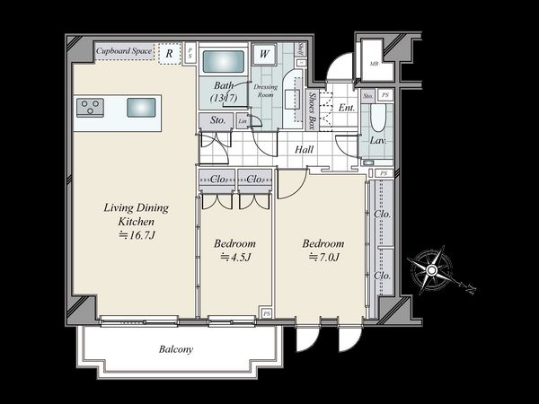 パークハウス神宮前 間取図(平面図)