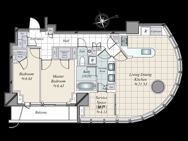 パークコート神宮北参道ザタワー 間取図(平面図) パークコート神宮北参道ザタワー 間取図(平面図)