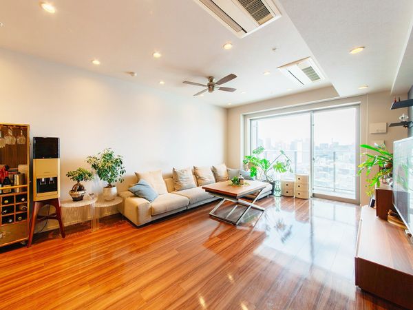 パークシティ中央湊 ザタワー リビング