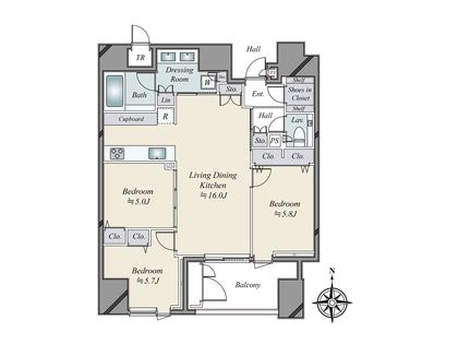 間取図(平面図)