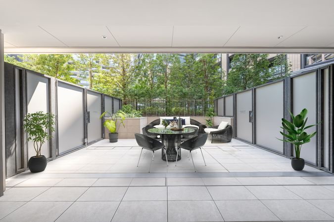 三田ガーデンヒルズ ウエストヒル 庭