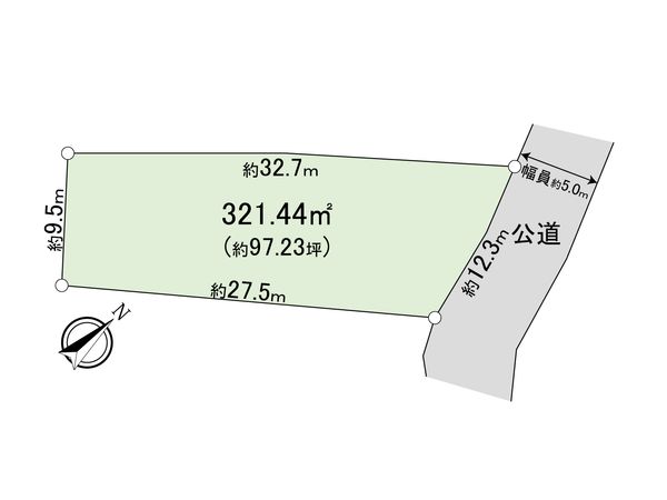 守谷市高野 土地 区画図 守谷市高野 土地 区画図