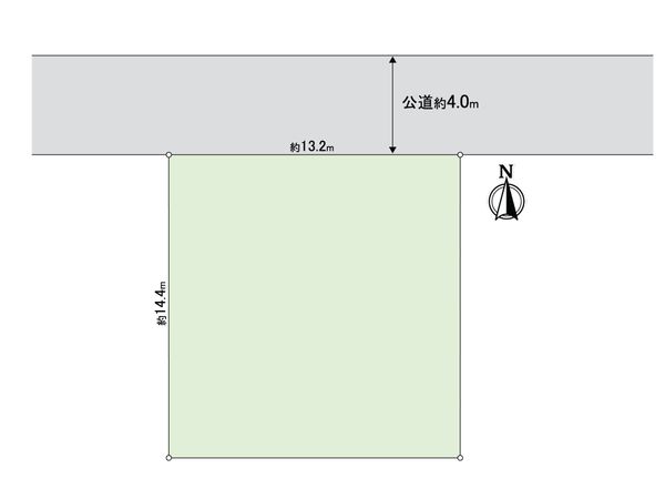 我孫子市青山台2丁目 土地 区画図