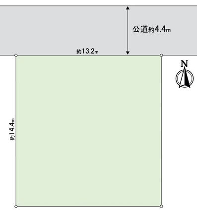 我孫子市青山台2丁目 土地 区画図