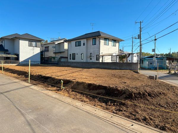 我孫子市高野山土地 前面道路含む外観 我孫子市高野山土地 前面道路含む外観
