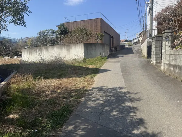 道路側土地写真