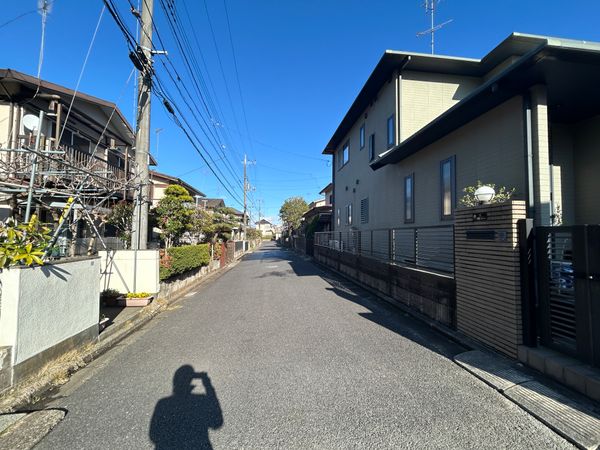 取手市新取手3丁目 土地 前面道路含む外観