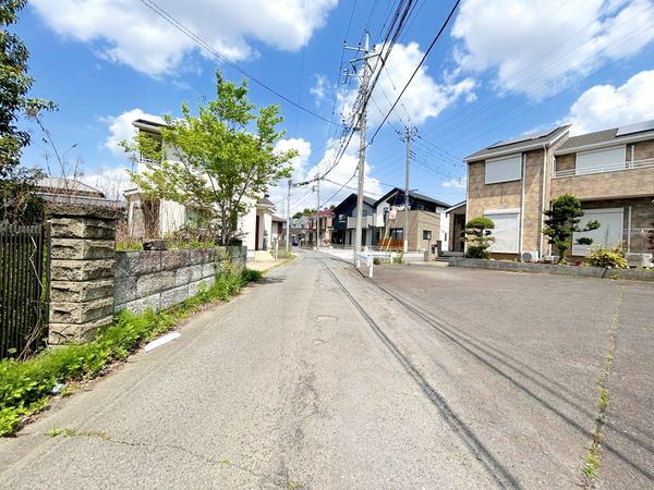 取手市宮和田 土地 前面道路含む外観 取手市宮和田 土地 前面道路含む外観