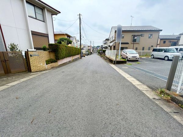 龍ケ崎市松葉4丁目 土地 前面道路含む外観 龍ケ崎市松葉4丁目 土地 前面道路含む外観