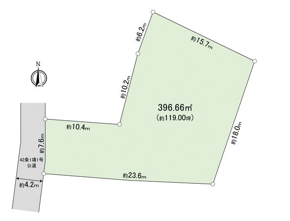 取手市台宿 土地 区画図 取手市台宿 土地 区画図