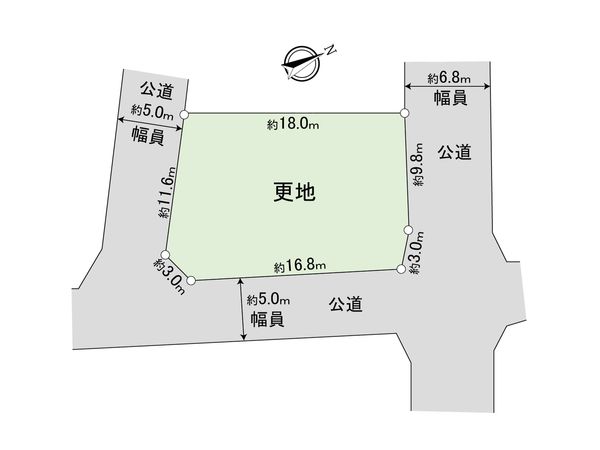 守谷市みずき野2丁目 土地 区画図 守谷市みずき野2丁目 土地 区画図
