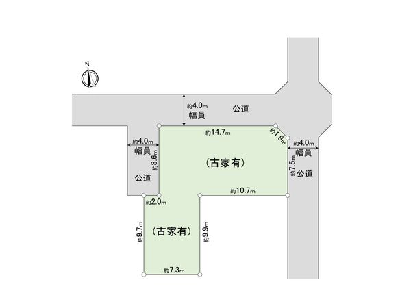取手市東6丁目 土地 区画図 取手市東6丁目 土地 区画図