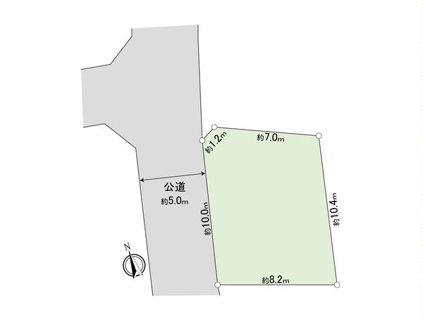 我孫子市高野山 土地 区画図 我孫子市高野山 土地 区画図