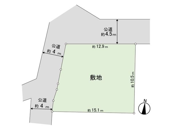 我孫子市東我孫子1丁目 土地 区画図 我孫子市東我孫子1丁目 土地 区画図