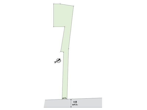 我孫子市白山2丁目 土地 区画図 我孫子市白山2丁目 土地 区画図