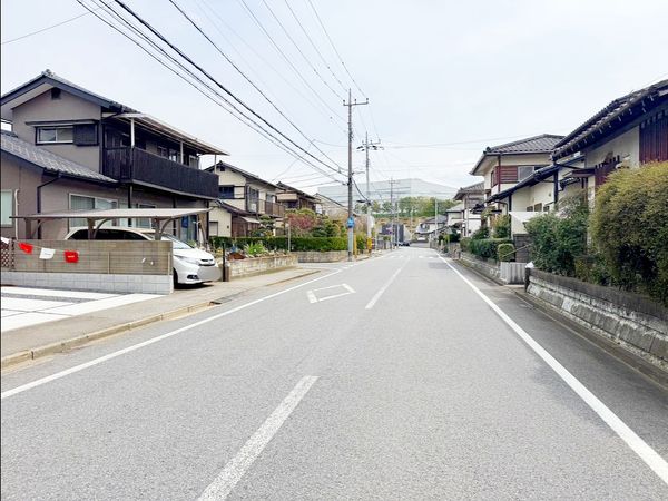 取手市西1丁目 土地 前面道路含む外観 取手市西1丁目 土地 前面道路含む外観