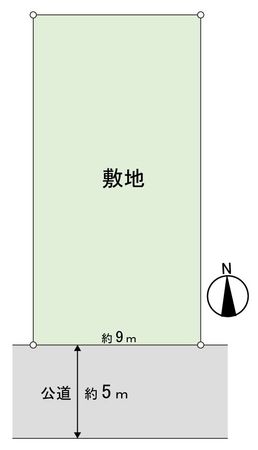 我孫子市天王台4丁目 土地 区画図