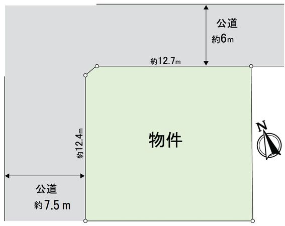 我孫子市つくし野6丁目 土地 区画図 我孫子市つくし野6丁目 土地 区画図