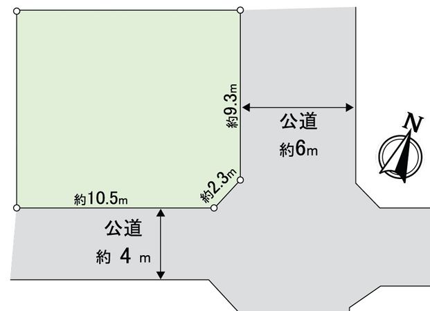 取手市新取手1丁目 土地 区画図