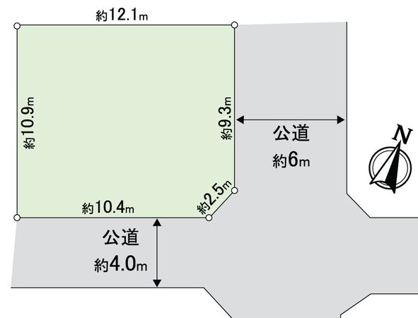 取手市新取手1丁目 土地 区画図