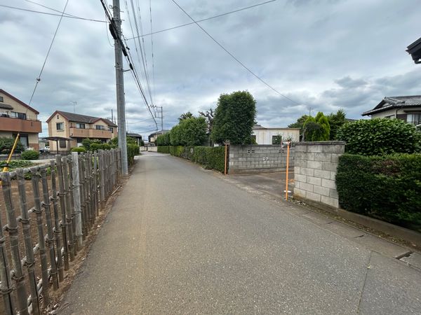 取手市戸頭 土地 前面道路含む外観 取手市戸頭 土地 前面道路含む外観