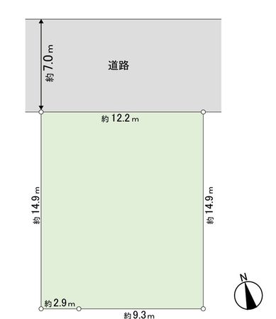 我孫子市青山台3丁目土地 区画図 我孫子市青山台3丁目土地 区画図