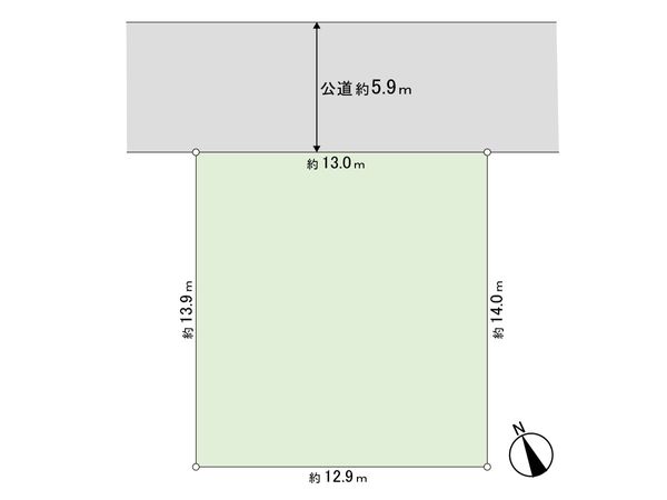 柏市布施新町3丁目 土地 区画図 柏市布施新町3丁目 土地 区画図