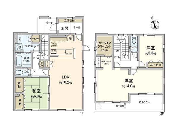 取手市ゆめみ野4丁目 戸建 間取図(平面図) 取手市ゆめみ野4丁目 戸建 間取図(平面図)