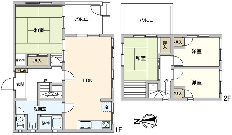 我孫子市中峠 戸建 間取図(平面図) 我孫子市中峠 戸建 間取図(平面図)