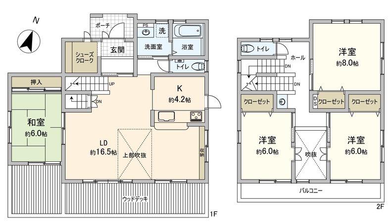 守谷市けやき台4丁目 戸建 間取図(平面図) 守谷市けやき台4丁目 戸建 間取図(平面図)