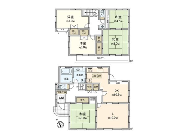 守谷市みずき野8丁目 戸建 間取図(平面図) 守谷市みずき野8丁目 戸建 間取図(平面図)