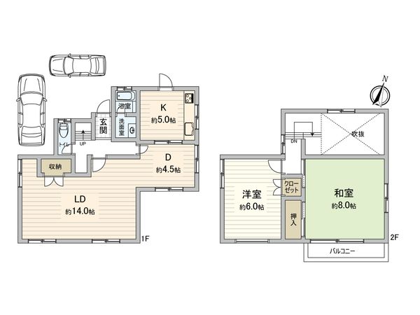 守谷市みずき野7丁目 戸建 間取図(平面図) 守谷市みずき野7丁目 戸建 間取図(平面図)