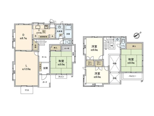 守谷市薬師台7丁目 戸建 間取図(平面図) 間取図(平面図)