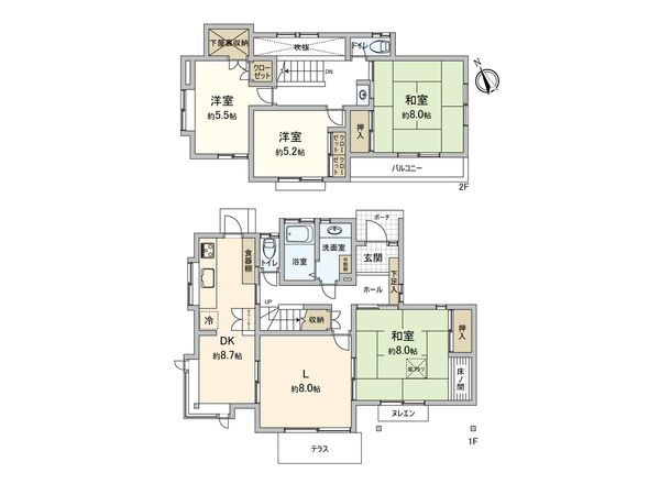 守谷市みずき野6丁目 戸建 間取図(平面図)