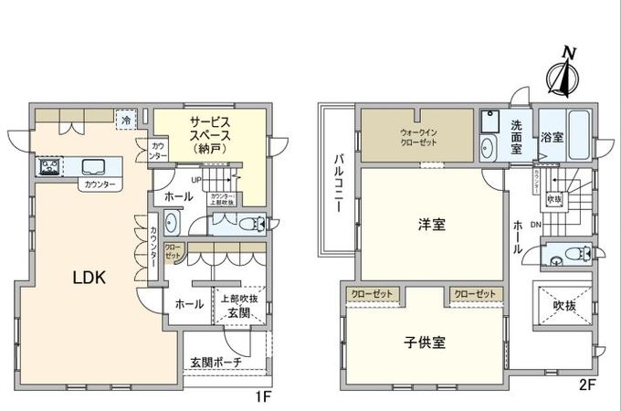 守谷市ひがし野3丁目 戸建 間取図(平面図) 守谷市ひがし野3丁目 戸建 間取図(平面図)