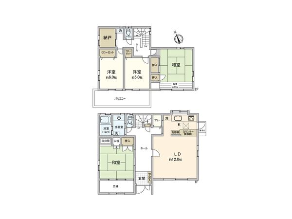 龍ケ崎市城ノ内5丁目 戸建 間取図(平面図) 龍ケ崎市城ノ内5丁目 戸建 間取図(平面図)