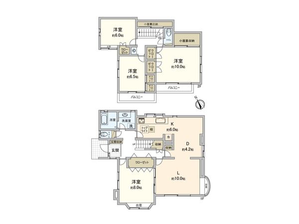 守谷市みずき野7丁目 戸建 間取図(平面図) 守谷市みずき野7丁目 戸建 間取図(平面図)