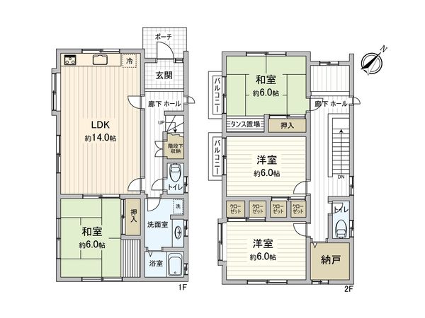 取手市井野 戸建 間取図(平面図)