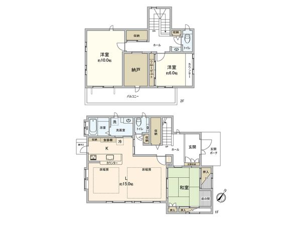 守谷市けやき台4丁目 戸建 間取図(平面図) 守谷市けやき台4丁目 戸建 間取図(平面図)