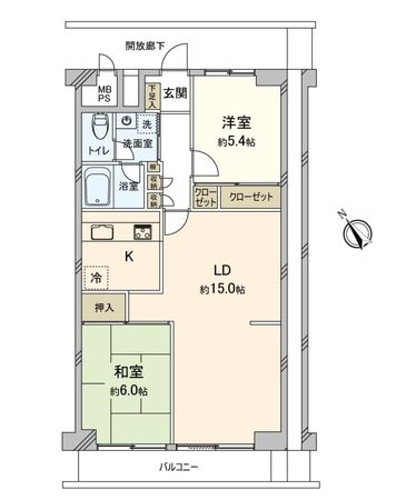 マンハイム佐貫 A棟 間取図(平面図) 間取図(平面図)