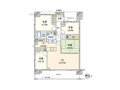 間取図(平面図)