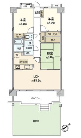 エステスクエア我孫子Ⅱ 間取図(平面図) エステスクエア我孫子Ⅱ 間取図(平面図)