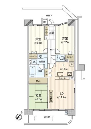 間取図(平面図)