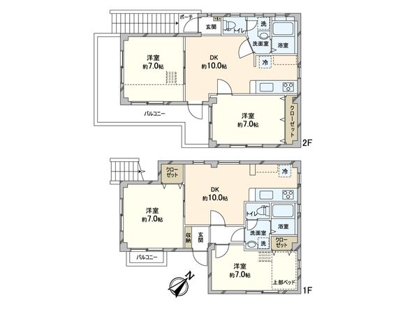 我孫子市寿1丁目 戸建 間取図(平面図) 我孫子市寿1丁目 戸建 間取図(平面図)