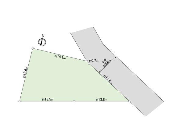さいたま市浦和区東仲町 土地 区画図 さいたま市浦和区東仲町 土地 区画図